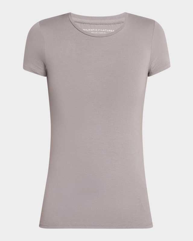 Soft Touch Short-Sleeve Crewneck T-Shirt